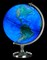 National Geographic Bartlett 12" Diameter Blue Ocean Illuminated World Globe